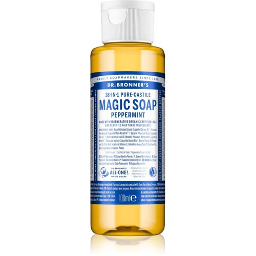 DR. BRONNER&amp;#039;S Peppermint tekoče univerzalno milo 100 ml Slike