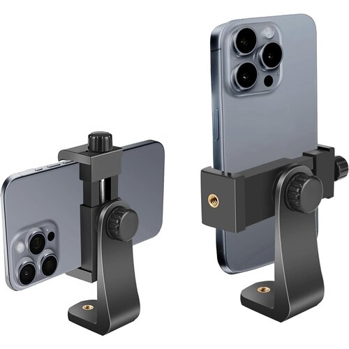 Venisymlis Držalo Za Telefon/Navpični In Vodoravni Adapter Za Pritrditev Na Stojalo, Vrtljivi Nosilec Z 1/4" Vijakom, Nastavljivo Sponko, (22072285) Cene