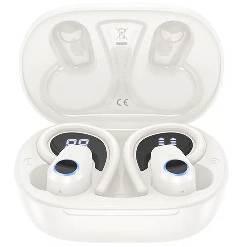 Hoco. EQ8 Pure Joy Headset Wireless In-Ear Calls /Music Bluetooth White Slike