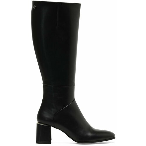 İnci Women's Black Heeled Boots Cene
