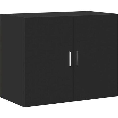 Maison Chic Stenska omarica - Zidna omarica črna 80x42,5x64 cm inženirski les iu232, (22062410) Cene