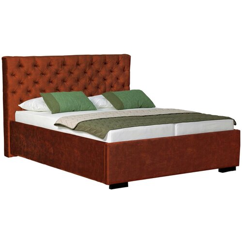Modern Living Oblazinjena Postelja Miami Storage, Opečnata, 180x200 Slike