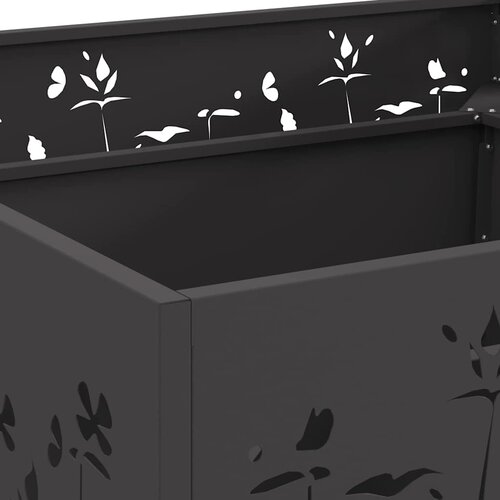  Kamin Crna 80 x 80 x 30 cm Čelik Slike