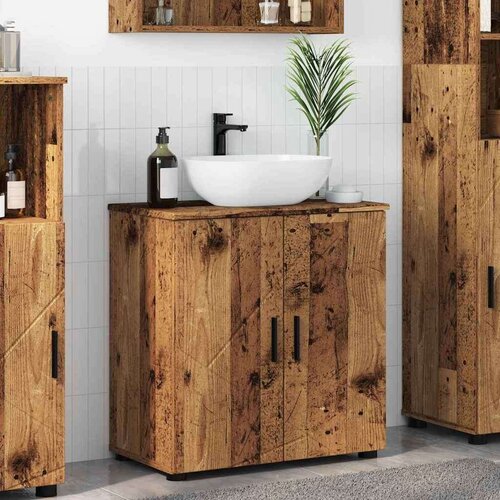 vidaXL Kupaonski ormar Staro drvo 61 x 35 x 64 cm Konstruirano drvo Cene