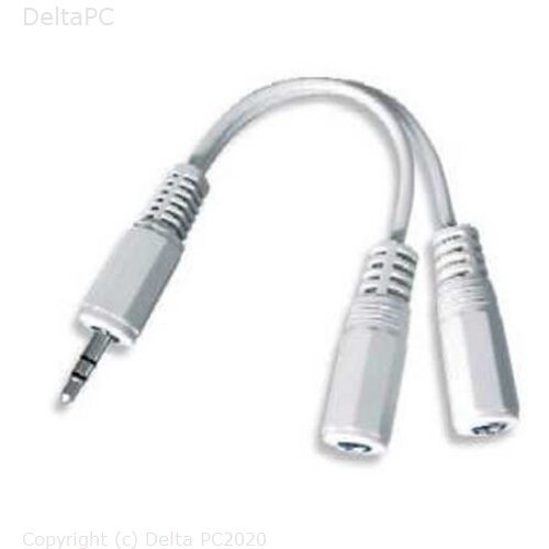 Audio kabl splinter,3.5mm stereo to 2x3.5mm stereo,10cm,Gembird, CCA-415W Cijene