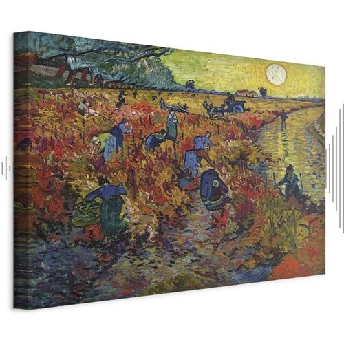  Slika - Vincent van Gogh – The Red Vineyard 60x40 Akustična Cene