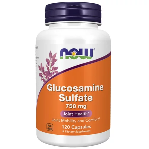 Now Foods Glukozamin sulfat, 750 mg NOW (120 kapsul)