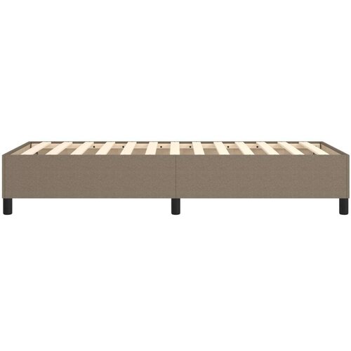 vidaXL Okvir za krevet s oprugama smeđesivi 90x200 cm od tkanine Cene