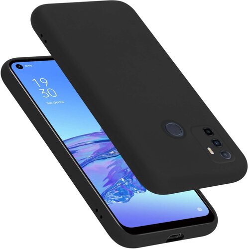 Cadorabo Ohišje je združljivo z Oppo A53 in tekoča črna barva - Zaščitni ovitek iz prožnega silikona TPU, (20859902) Cene
