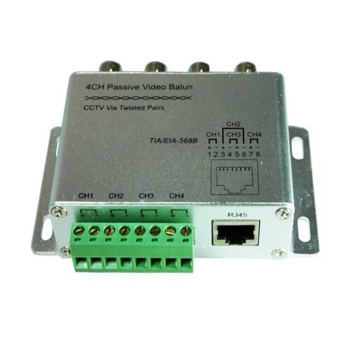  Video balun pasivni 4ch (parice ili RJ45 na 4xBNC) Cene