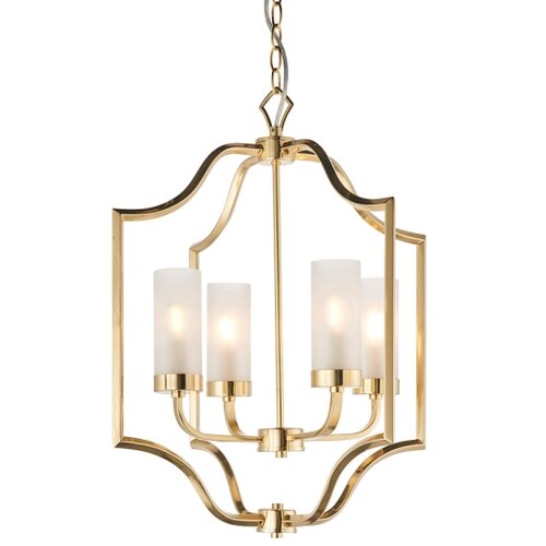  Endon 81914 - Luster na lancu EDREA 4xE14/6W/230V mesing Slike