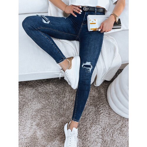 DStreet Women&amp;#039;s trousers KENDI blue Slike