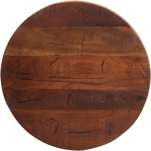 vidaXL Mizna plošča Ø 60x2,5 cm okrogla trden predelan les