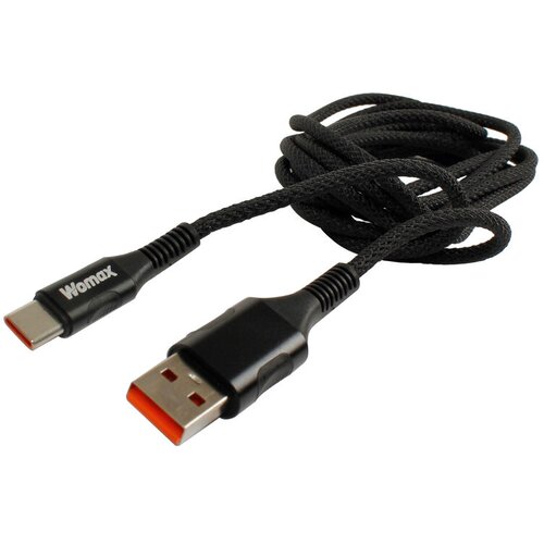 Womax USB kabl, USB A na Tip C, 2 m, Crni Slike