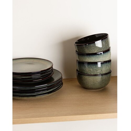 Salt&amp;amp;Pepper Jedilni servis 16 ks iz kamenine za 4 osebe Meridian &amp;ndash; Slike