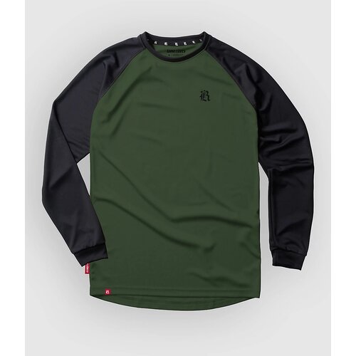 Loose Riders Ess. Black Long Sleeve Jersey olive Cene