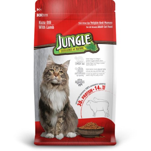 Jungle Baby Jungle Hrana za odrasle mačke, Jagnjetina, 500 g Slike