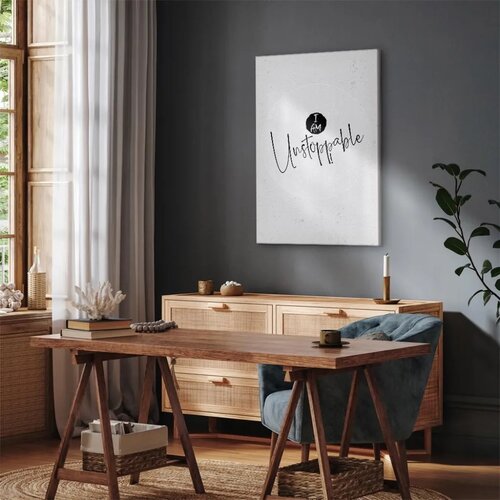  Slika - I Am Unstoppable (1 Part) Vertical 20x30 Akustična Slike