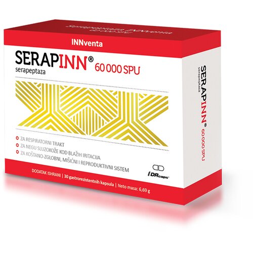 Serapinn Serapinn® 30 kapsula x 60.000SPU (30 mg) 93200 Slike