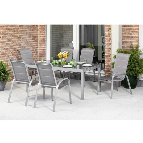 Gardenson vrtni set amalfi di lusso, 7-Delno, rjava Slike