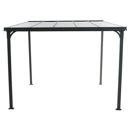 SUNFUN Paviljon Ciper (&Scaron; x G: 300 x 300 cm, Barva ogrodja: Antracitne barve, Jeklo, Barva strehe: Antracitne barve) Cene