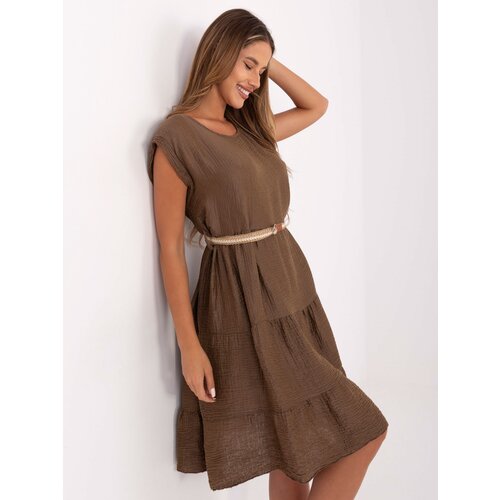 Italy Moda Dress-MI-SK-699921.02-brown Slike