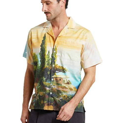 DEDICATED. Shirt Marstrand Oceanview Multi Color