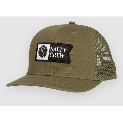 Salty Crew Pinnacle Retro Trucker Kids Kapa s šiltom oil green Cene