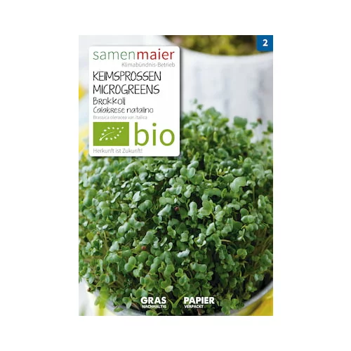 Samen Maier Ekološki kalčki / Microgreens - brokoli "Calabrese natalino"