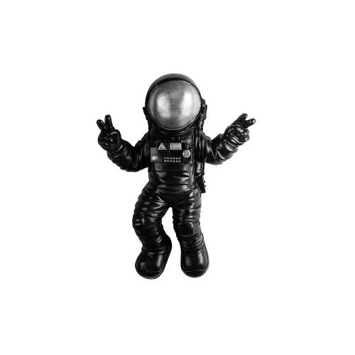 Wallity Zidna dekoracija Cosmonaut 4, 35cmx47cmx10cm, Crna Slike