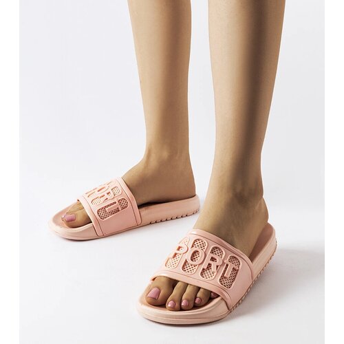  Pink rubber flip-flops Moiariello Cene