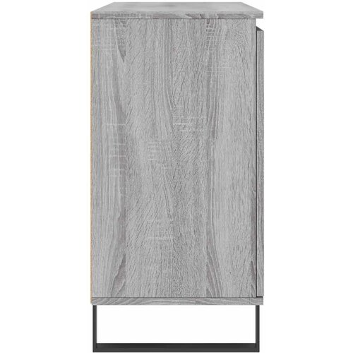  Komoda sivog hrasta sonome 101,5x35x70 cm od konstruiranog drva Slike