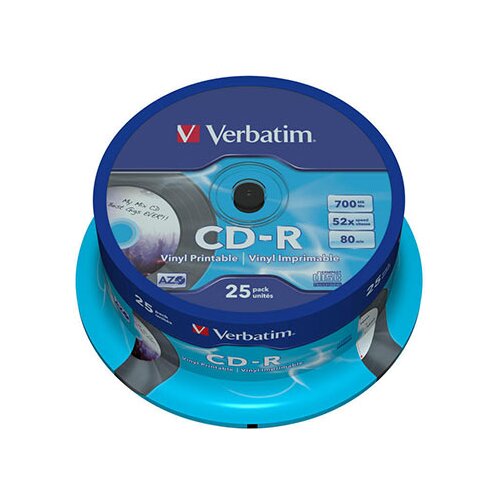 Verbatim CD-R, 700 MB,52X,spindle 25 kom EXTRA PRO.,43432 Slike