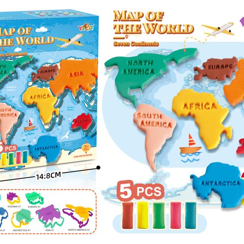  Plastelin mapa sveta Cene