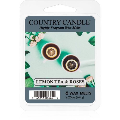 Country Candle Lemon Tea & Roses vosek za aroma lučko 64 g Cene