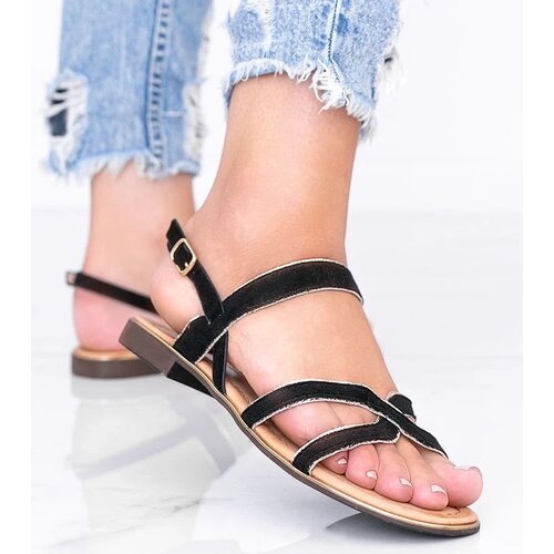 D/CEO Black sandals Rosina Cene