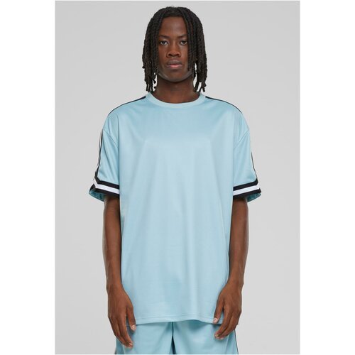 UC Men Men's Oversized Stripes Mesh T-Shirt - Ocean Blue Slike