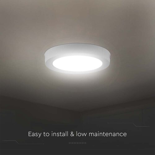  LED stropno svetlo LED/6W/230V 4000K prečnik 12 cm belo Slike