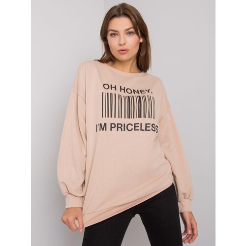 ex moda Sweatshirt-EM-BL-536/1U.84P-beige Slike