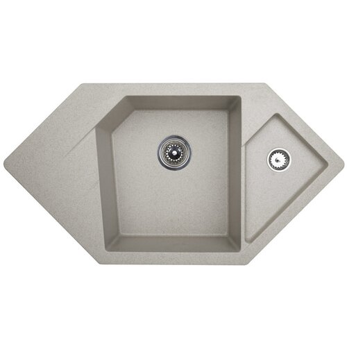 Metalac granitna usadna sudopera xDiamond bež 960x510 Ø90 Cene