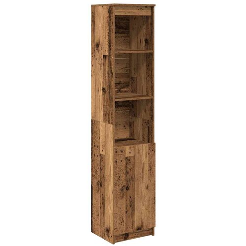VidaXL Visoka omara starinski les 37,5x35x180 cm inženirski les Slike