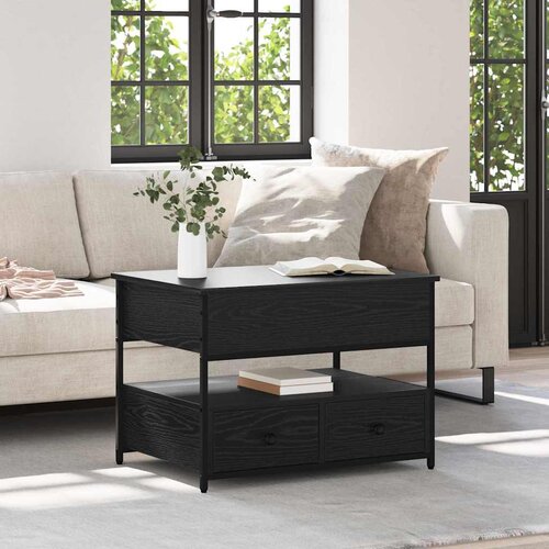 VidaXL Salonni stol Crni hrast 70x50x50cm Inženjerska drvena Slike