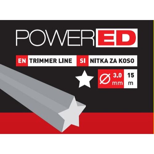 POWERED Nitka za koso Powered (15 m, debelina: 3,0 mm, zvezdasta) Slike