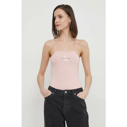 Calvin Klein Jeans Bodi za žene, boja: ružičasta