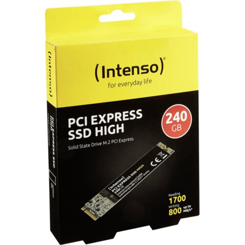 Intenso SSD M.2 2280, PCIe, kapacitet 240 GB &ndash; SSD M.2 PCIe 240GB/High Cijene