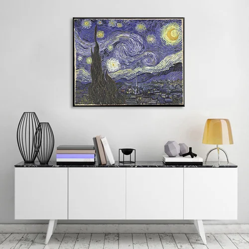  Slike na platnu Vincent van Gogh - The Starry Night