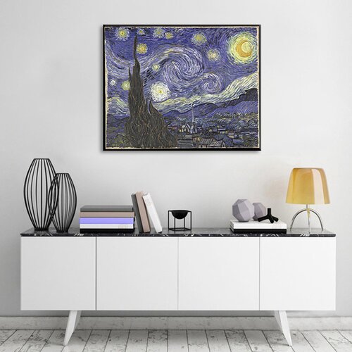  Slike na platnu Vincent van Gogh - The Starry Night Slike