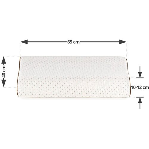 Vitapur Vi&amp;scaron;i anatomski jastuk od lateksa XL Comfort - 60x40 cm Slike
