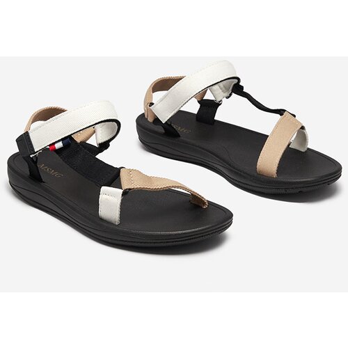Resti Icon Women&amp;#039;s fabric sandals in white Ojo- Footwear Slike