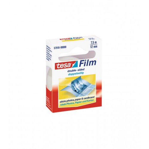 Tesa LJEPLJIVA OBOSTRANA 12MM/7,5M TESAFILM TESA 57910 BLISTER Slike